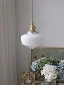 GobekUsa Glass Shade LED Pendant Lamp: Modern Minimalist Lighting for Bedroom, Kitchen, and Bar