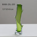 GobekUsa Glass Vase Branch Fork Shape Thick Bottle Floral Arrangement Terrarium