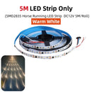GobekUsa Flowing LED Strip Light: SMD 2835 Pixel Horse Race Tape Light with Wireless Controller