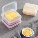 GobekUsa Japanese Flip-Top Refrigerator Storage Box for Butter, Cheese Slices, and Spices
