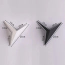 GobekUsa Elegant Triangular LED Wall Lamp for Bedroom Study Hotel Room