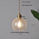 GobekUsa Clear Glass LED Pendant Lamp for Dining Coffee Restaurantr Aisle - Modern Nordic Design