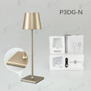 GobekUsa Crystal LED Rechargeable Table Lamp - Elegant Cordless Hotel Restaurant Bar Light
