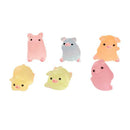 GobekUsa Kawaii Pig Miniatures Terrarium Figurines 6pcs Crafts Home Decoration