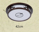 GobekUsa Antique Style Solid Wood Led Ceiling Light for Living Room Bedroom & Study