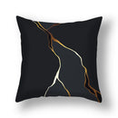 GobekUsa Ginkgo Leaves Print Sofa Pillowcase 45x45cm Modern Nordic Chair Cushion Cover