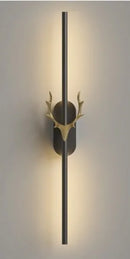 GobekUsa Deer Horn LED Wall Lamp for Staircase & Bedroom Decor