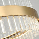 GobekUsa Gold Crystal Chandelier: Modern LED Luxury Lighting for Dining Living Bedroom