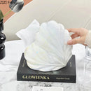 GobekUsa Heart Feather Ceramic Tissue Box Desk Decoration Bedside Paper Towel Case