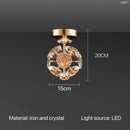 GobekUsa Crystal Pendant Chandelier for Bedroom Bathroom Modern Decor