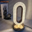 GobekUsa Crystal Bedroom Table Lamp: Romantic LED Atmosphere, Creative Design