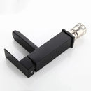 GobekUsa Black Basin Faucet Single Handle Hot Cold Water Mixer for Bathroom Sink