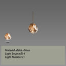 GobekUsa Glass LED Chandelier for Ceiling Suspension in Postmodern Style