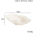 GobekUsa Gold Ceramic Seashell Bowl: Luxe Decorative Storage Tray for Candy, Fruit, Jewelry