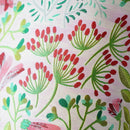 GobekUsa Jacquard Floral Pillow Cover 45x45cm Pink Green Blue Soft Smooth Touch