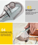 GobekUsa 2-Piece Adjustable Measuring Cups and Spoons Set | Versatile Kitchen Scoops