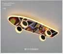 GobekUsa Kids Skateboard LED Ceiling Light for Modern Children's Rooms