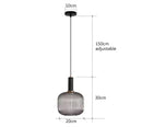 GobekUsa Colorful Glass Pendant Lights Living Room Bedside Lamp LED Hanging Lighting