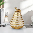 GobekUsa Golden Pineapple Resin Sculpture Desk Decoration Art Statuette