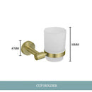 GobekUsa Gold Hardware Set: Towel Bar, Toilet Paper Holder, Robe Hook, Cup Hanger