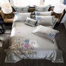 GobekUsa 200S Embroidered Egyptian Cotton Bedding Set Queen King Sheets Duvet Cover