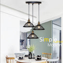 GobekUsa Black Iron Net-Cage Kitchen Pendant Light with LED for Bedroom & Living Room