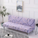 GobekUsa Armless Futon Sofa Cover Slipcover Elastic No Armrest