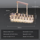 GobekUsa Crystal Chandelier: Postmodern Living Room Dining Bedroom Lamp, Luxury & Creative