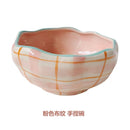GobekUsa Ceramic Salad Bowl Set - 13.5oz Creative Ins Wind Underglaze Lovely Design