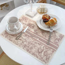 GobekUsa Cotton Linen Place Mat Set - Tableware Cushion for Kitchen Dining