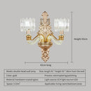 GobekUsa Crystal Chandelier: Elegant European Garden Lamp for Living Room, Bedroom