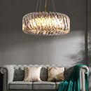 GobekUsa Crystal LED Ceiling Chandelier: Elegant European Home Décor Pendant Lights