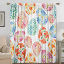 GobekUsa Easter Curtains with Pole Pocket, Ideal for Kitchens, Living Rooms, Balconies, Gardens