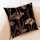 GobekUsa Ginkgo Leaves Linen Cushion Cover for Modern Home Decor & Living Room