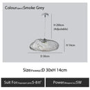 GobekUsa Glass Cloud Chandelier LED Pendant Lamp for Villa Staircase & Hotel