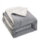 GobekUsa Cozy Sherpa Twin Blanket - Reversible Fleece and Velvet Plush Warm Winter Bed Throw