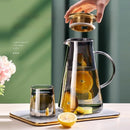 GobekUsa Glass Juice Kettle Set - Large Capacity, High Temp Resistant, Nordic Style