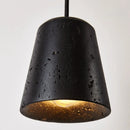 GobekUsa Black Travertine Pendant Light - Nordic Minimalism LED Pendant Lamps for Living Dining Room