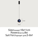 GobekUsa Gold Metal Luster Pendant for Bedside & Kitchen Island - Minimalist LED Hanging Light