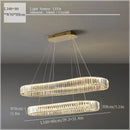 GobekUsa Crystal Ceiling Pendant Chandelier for Luxe Room Decor