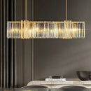 GobekUsa Luxe E14 LED Crystal Pendant Chandelier: Elegant Dining Room Lighting