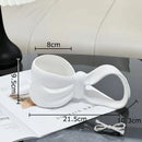 GobekUsa Bowknot Ceramic Coffee Mug Tea Cup Juice Container
