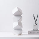 GobekUsa Geometric Square Sculpture Stack Figurine Home Decoration Accessory