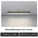 GobekUsa Black Linear LED Ceiling Lamp for Living Room, Aisle, Dining Room