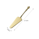 GobekUsa Gold Cake Shovel Spatula: Wedding Party Baking Pastry Serve Restaurant Silverware