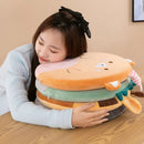 GobekUsa Animal Print Round Office Chair Cushion with Memory Foam & Velvet Cover
