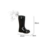 GobekUsa Ceramic Shoe Vase for Stylish Flower Arrangement and Home Decoration