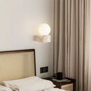 GobekUsa Glass Lampshade Wall Lights Square Spotlights for Bedroom Decor
