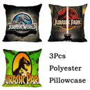 GobekUsa Jurassic Park Dinosaur Pillowcase Cover for Living Room Sofa and Chair