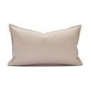 GobekUsa Brown Beige Faux Leather Cushion Cover 45x45cm for Home Sofa Living Room